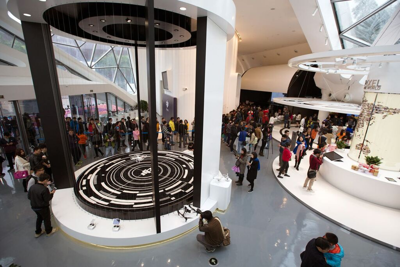 Illustration for article titled DJI's First Flagship Store Looks Like Pure Drone Heaven